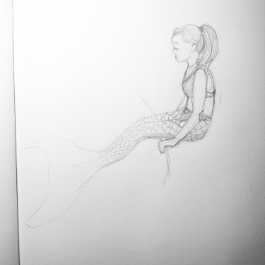 mermaid sketch